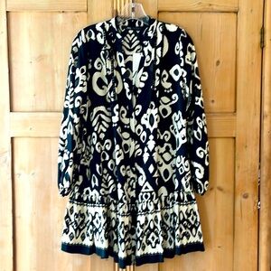 NWT Black & cream day dress